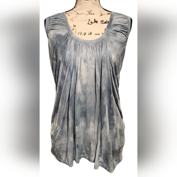 Michael Kors Tie Dye Sleeveless Blouse - Picture 1 of 5
